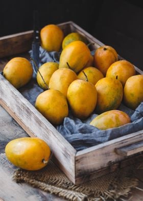 Fresh ripe mangoes