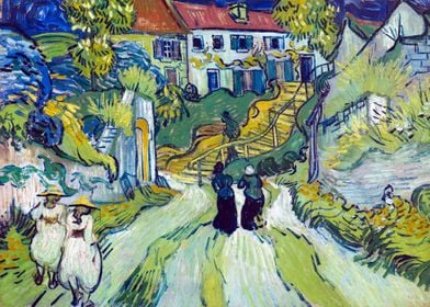 Van Gogh Auvers Stairway