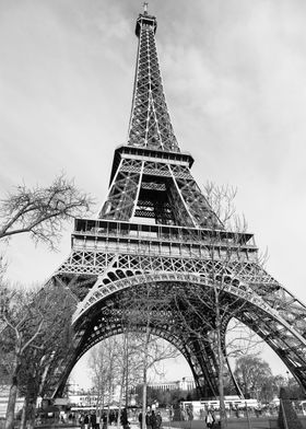 Eiffel Tower During Winter