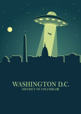 Washington DC Skyline Ufo