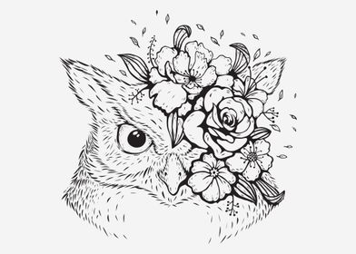 Owl floral