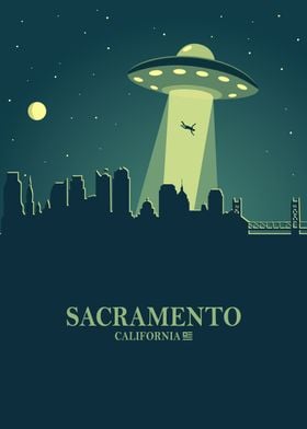 Sacramento Skyline Ufo