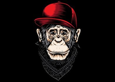 Ape with caps