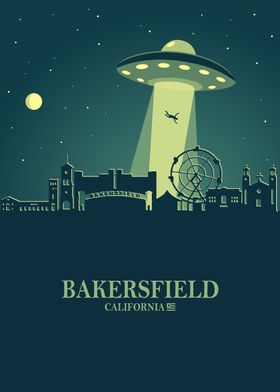 Bakersfield Skyline Ufo