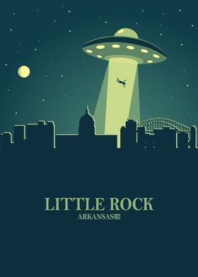 Little Rock Skyline Ufo