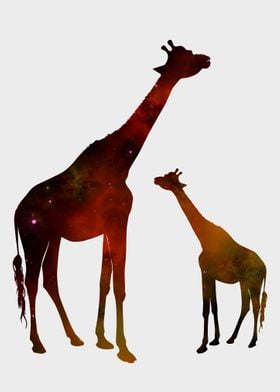 Giraffe Mamas love Nebula