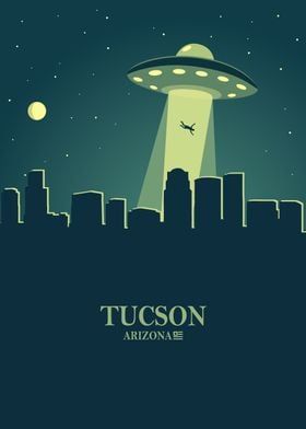 Tucson city Skyline Ufo