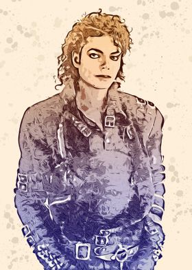 Michael Jackson vector art