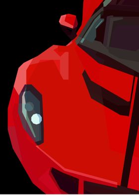  Red Sport Car