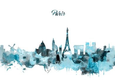 Paris France Skyline