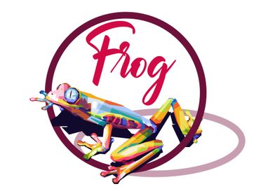 Frog in Pop Art