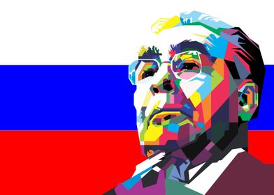 Leonid Brezhnev Pop Art
