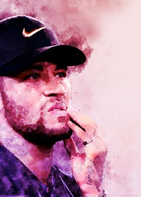 Neymar da Silva Watercolor