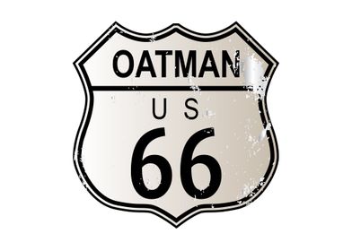 Oatman Route 66 Sign