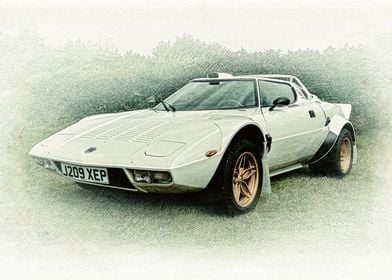 cool old Lancia Stratos