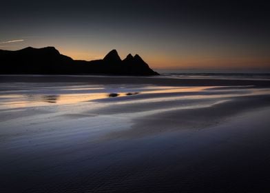 Daybreak at Three Cliffs