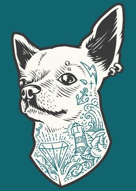 Tattoed Chihuahua