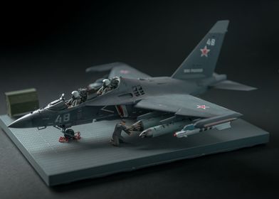 Military fighter yak 130