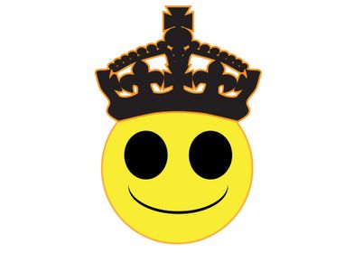 Royal Smile Face Button