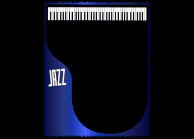 Jazz Club Piano Poster