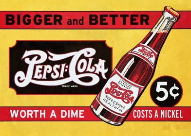 Drink cola vintage