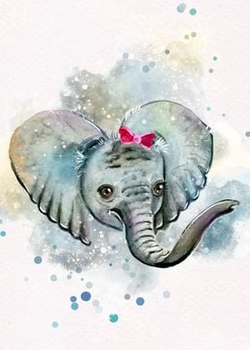 Elephant Watercolor