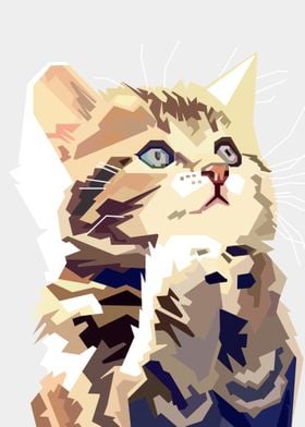 Cute cat illustration