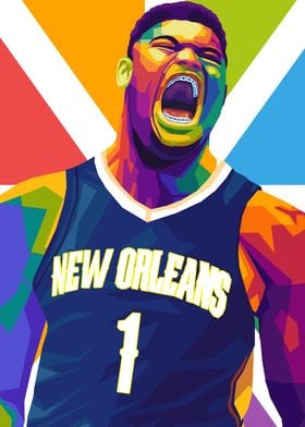 Zion williamson Pop art