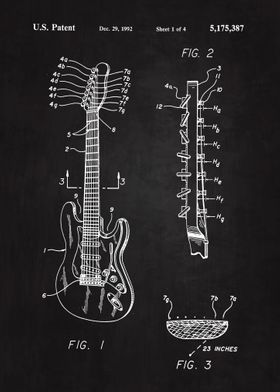 1992 Guitar Patent Art