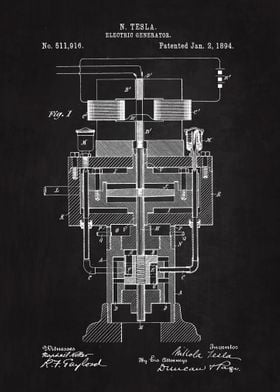 1894Tesla Generator Patent