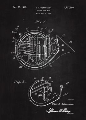 1927 French Horn Patent