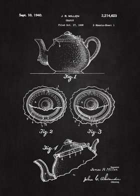 1940 Tea Pot Patent