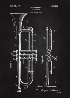 1924 Solo Trumpet Patent