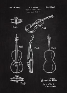 1944 Violin Patent