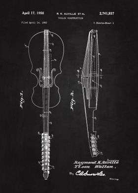 1956 Violin Patent