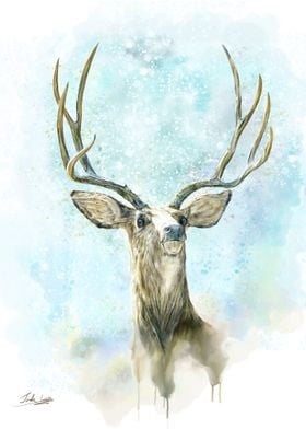 Fantasy of deer