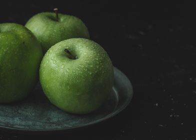 Fresh granny smith apples 