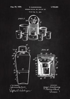 1929 Beverag Mixing Set