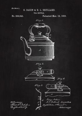 1889 Tea Kettle Patent