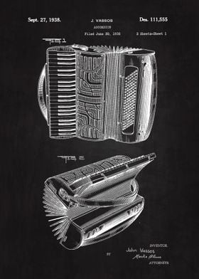 1938 Accordion Patent