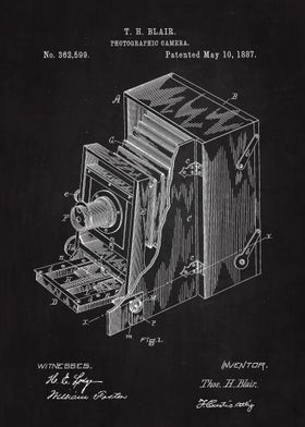 1887 Camera Patent