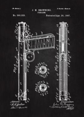 1897 Firearm Patent