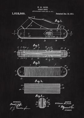 1911 Pocket Knife Patent