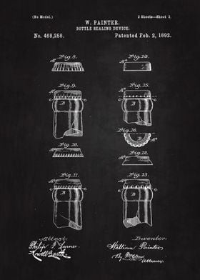 1892 Bottle Sealing Patent