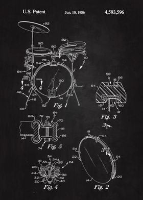 1986 Drum Set Patent