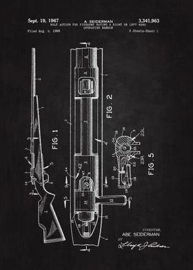 1966 Firearm Patent