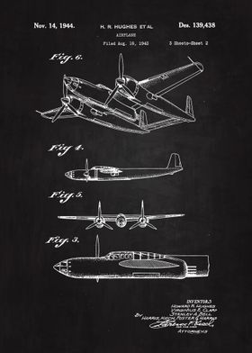 1944 Airplanes Patent Art