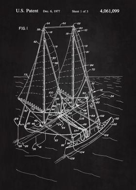 1977 Sailing Boat Patent