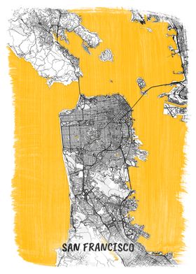 San Francisco USA Map