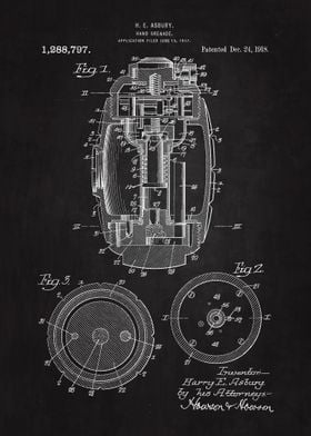 1918 Hand Grenade Patent